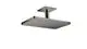 AXOR-HG-AXOR-ShowerSolutions-Kopfbrause-460-300-1jet-mit-Deckenanschluss-Polished-Black-Chrome-35277330 gallery number 1